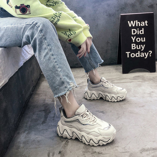 Daddy Sneakers Scarpe Casual Bianche da Donna