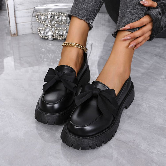 Scarpe in pelle vintage coreane in stile britannico